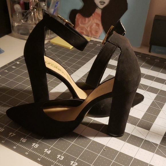 Black Block Heels - Picture 4 of 5